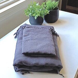 Linen Duvet Cover Set - Queen